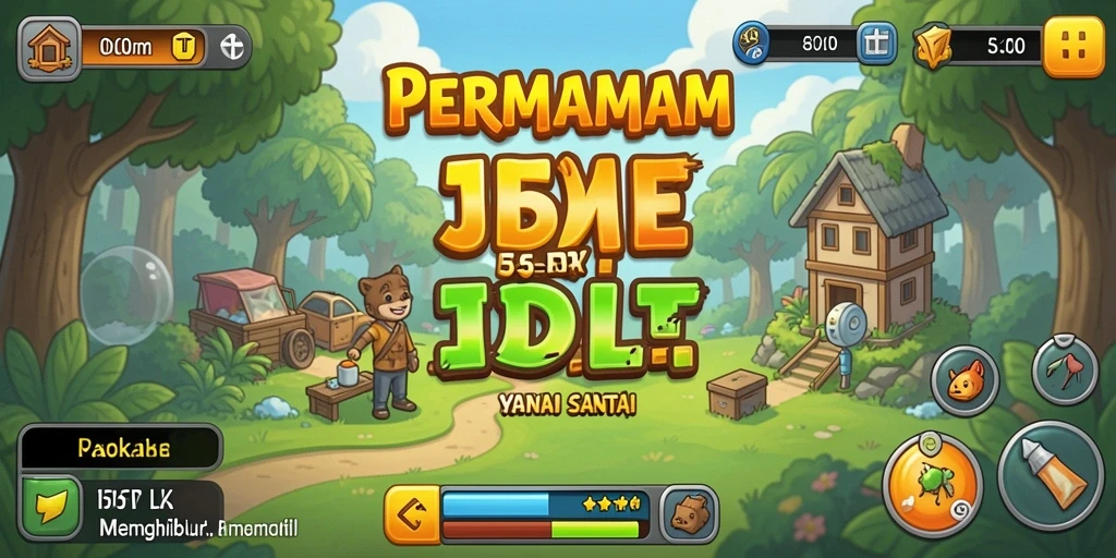 Tampilan gameplay 55RT yang santai dan menarik.