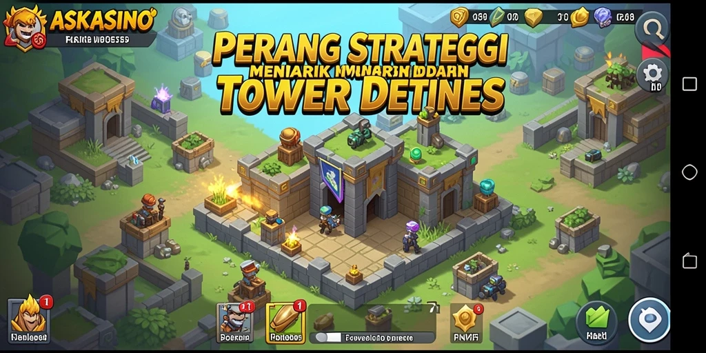Gameplay menegangkan dan strategi menawan dalam ASKASINO.