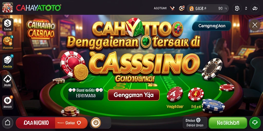 Tampilan gameplay seru di CAHAYATOTO dengan dealer langsung.