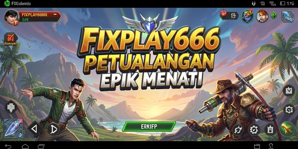 Gameplay FIXPLAY666 menunjukkan aksi petualangan yang mendebarkan.
