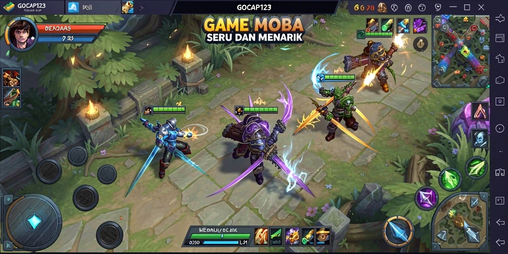 Tampilan gameplay GOCAP123 yang seru dan menegangkan.