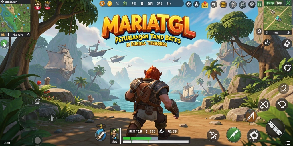 Tampilan gameplay MARIATOGL yang mendebarkan di dunia terbuka.