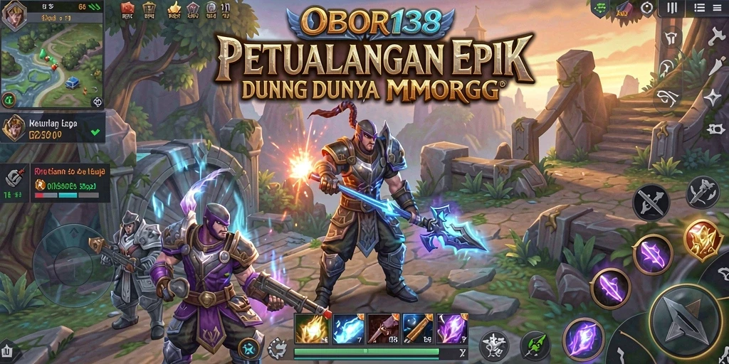 Tampilan gameplay OBOR138 yang menakjubkan dengan pertempuran epik dan petualangan seru.