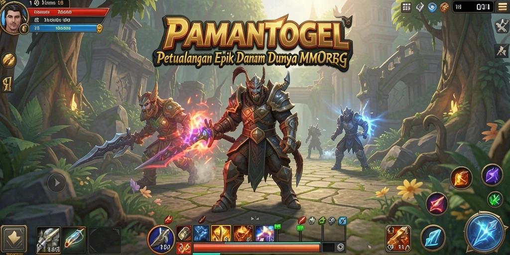 Screenshot menampilkan aksi epic dalam dunia PAMANTOGEL.