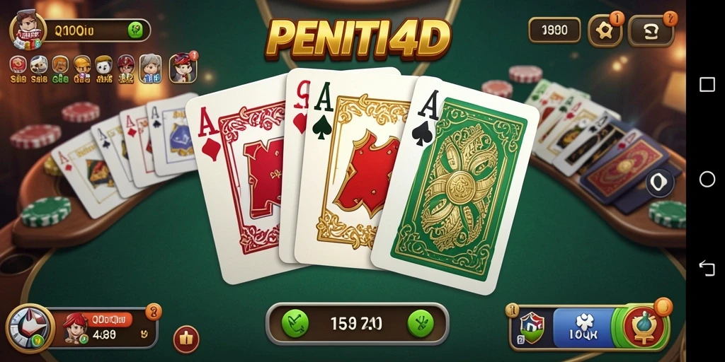 Tampilan gameplay seru QiuQiu di PENITI4D.