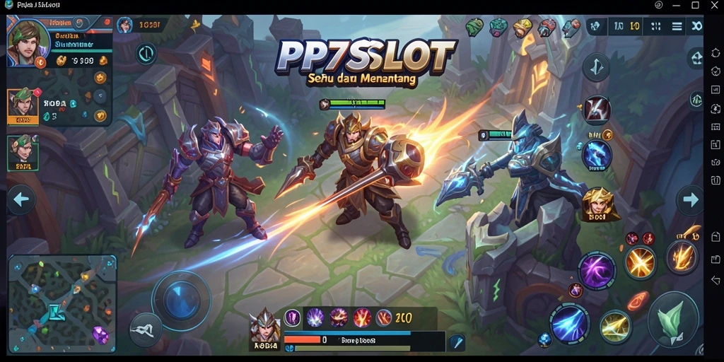 Screenshot gameplay PP7SLOT yang intens dan penuh aksi.