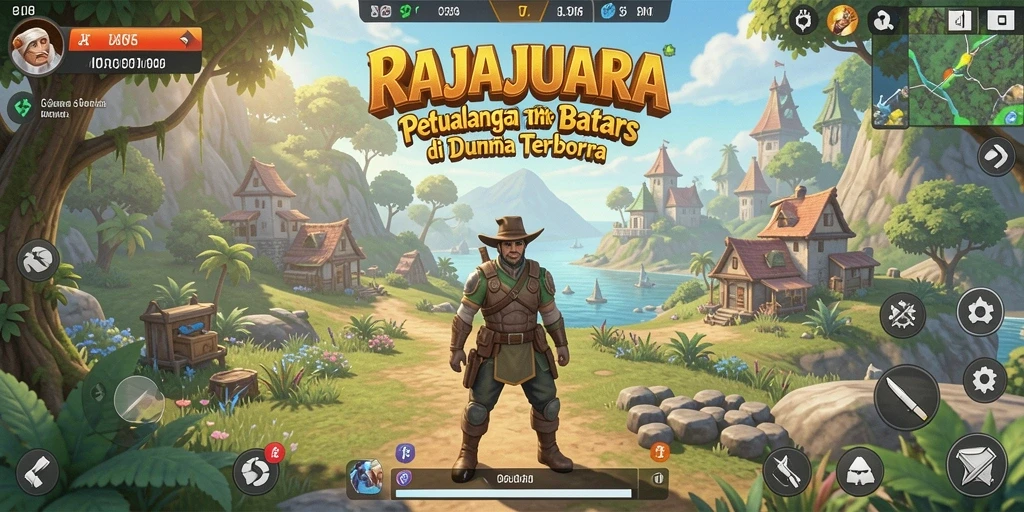 Tampilan gameplay yang epik dari petualangan Open World.
