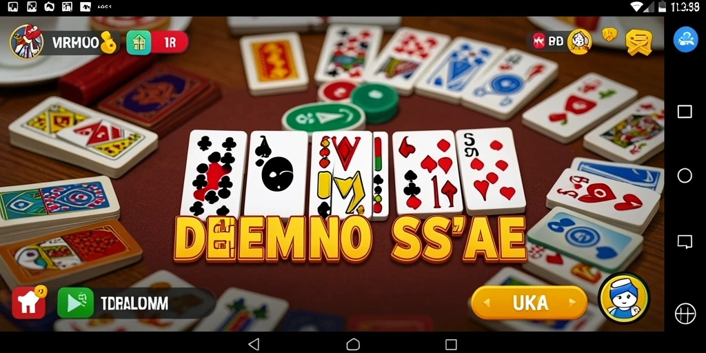 Screenshot gameplay RP8 menampilkan antarmuka yang menarik dan berwarna.