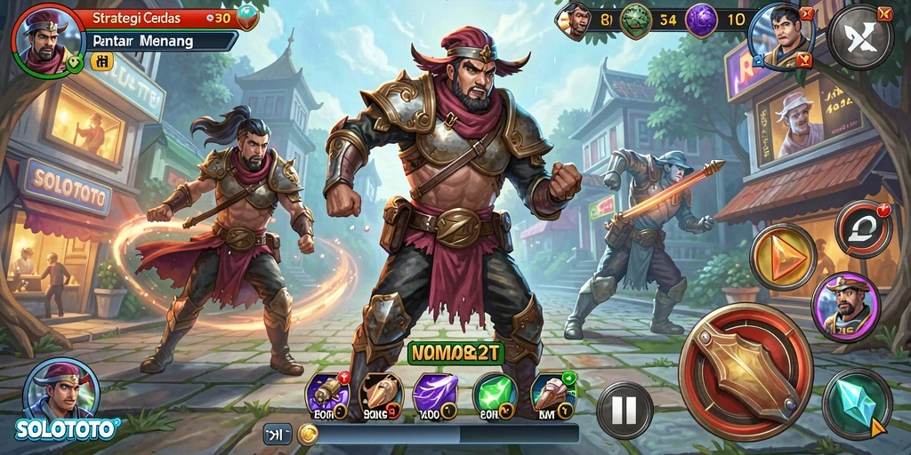 Tampilan gameplay strategis menarik di SOLOTOTO.
