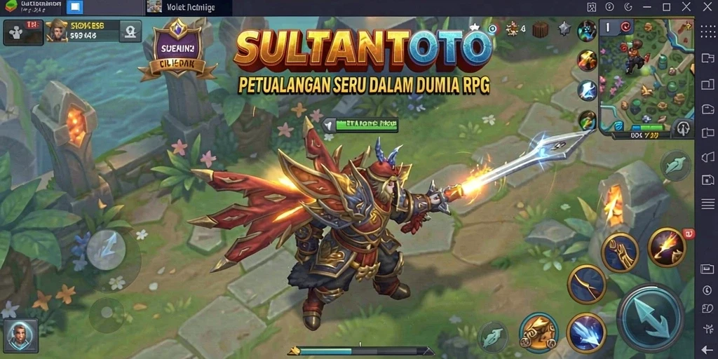Gameplay menarik SULTANTOTO yang penuh petualangan RPG.