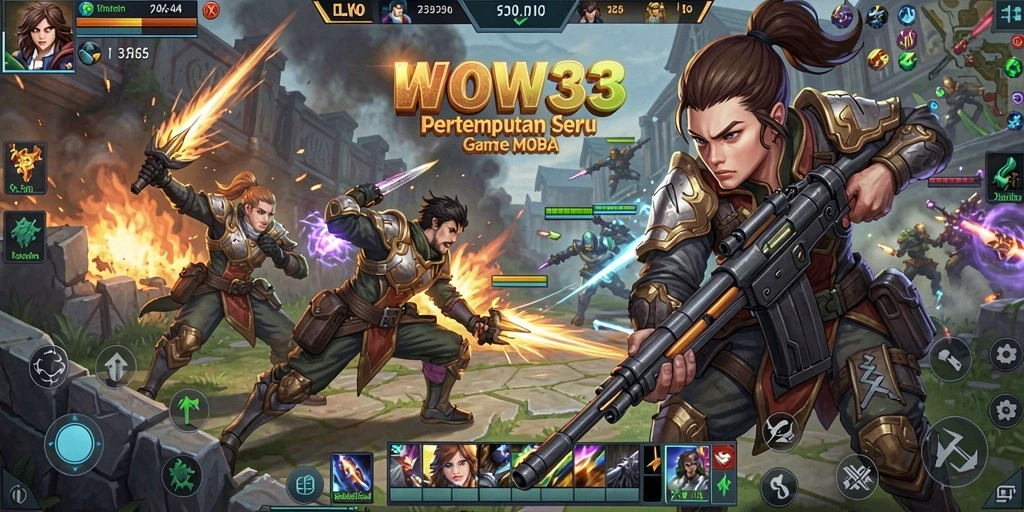Tangkapan layar <strong>WOW33</strong> menampilkan aksi seru pertempuran tim.